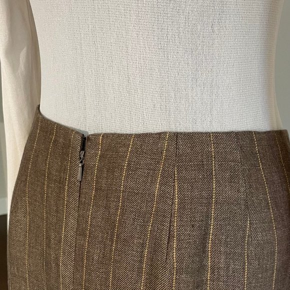 Simon Chang Pin Stripe Pencil Skirt Smart - Picture 5 of 11